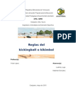 Reglas Del Kickingball o Kikimbol