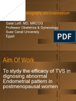 Transvaginal Sonography and Endometrium