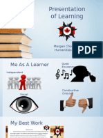 Presentation of Learning