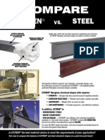 EXTREN vs Steel Comparison Flyer