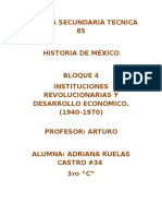 Escuela Secundaria Tecnica 85 Historia de México