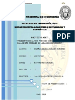 Pavimento Asfáltico Proceso Constructivo y Fallas Más Comunes en La Fase de Operación