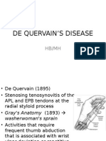 De Quervain's Disease