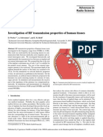 Werber - Investigation of RF Transmission Properties of Human Tissues