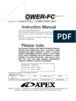 Apexi Powerfc Instruction Manual