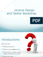 Responsive Design and Twitter Bootstrap