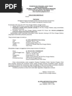 Contoh Surat Rekomendasi Kerja Bupati