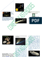 Triptico Cometas y Asteroides