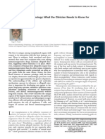 Transplantation ImmunologyHematopoietic microchimerism is defined by the persistence of less than 1% circulating donor cells in a recipient (macrochimerism denotes 1%). A recent study using nested polymerase chain reaction of donor-specific HLA DR allelic analysis showed that all liver recipients showed microchimerism within the first 3 months after transplantation.8 However, in accord with prior studies by Hisanaga et al10 and Devlin et al,11 microchimerism did not correlate with freedom from rejection or ability to tolerate staged immunosuppressive drug withdrawal. Taken together, these data are consistent with the notion put forth by Starzl and Zinkernagel12 that microchimerism is a necessary prerequisite for, but is not synonymous with, tolerance. Clearly, mechanisms mediating