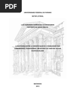 A Dicotomia Entre A Conservação e A Visibilidade Das Comunidades Tradicionais: Um Estudo de Caso Na Apa de Guaraqueçaba