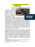 CHEVROLET D-MAX REDUCE CONSUMO COMBUSTIBLE