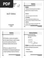 Estatistica-Aula20 Inferencia Estatistica