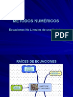 Ecuaciones No Lineales