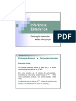 Estimativa Intervalar e Níveis de Confiança