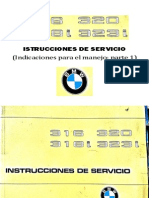 BMW 323i 1981 Instrucciones de Manejo