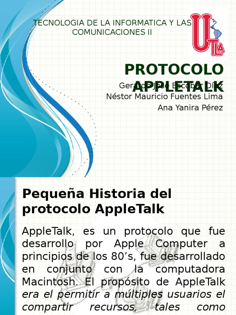Historia y Funcionamiento de AppleTalk | PDF | Red de computadoras ...