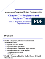 Chapter 7 - Registers and Register Transfers: Logic and Computer Design Fundamentals
