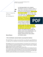 Oszlak, O., 2007, "El Estado Democrático en América Latina. Hacia El Desarrollo de Líneas de Investigación,"