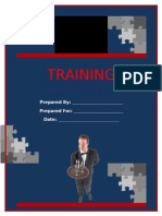 Training Manual Template