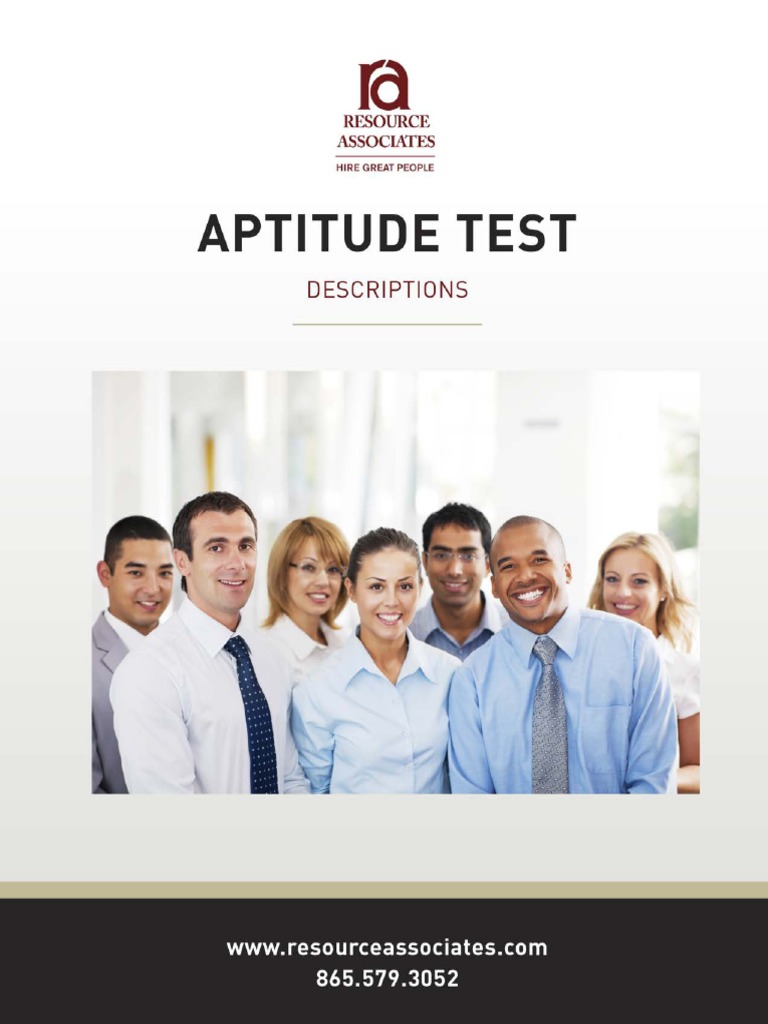 Aptitude Tests | PDF | Business