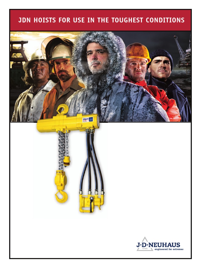 JDN Hoists for Extreme Conditions | PDF