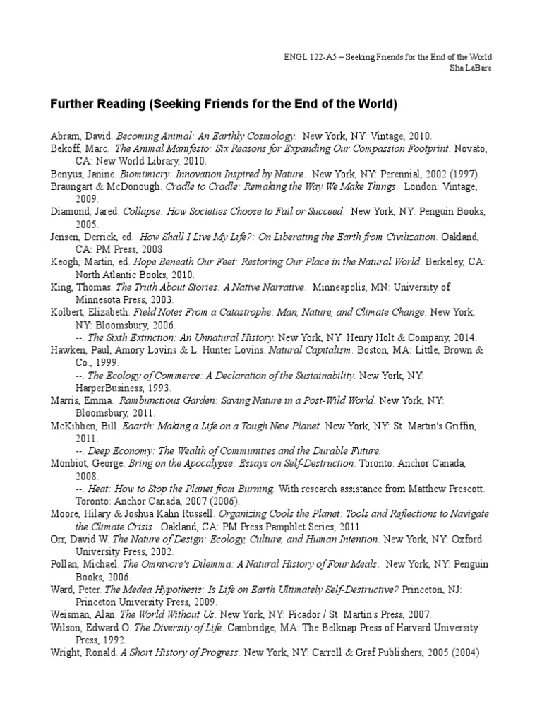 Further Reading - Seeking Friends | PDF
