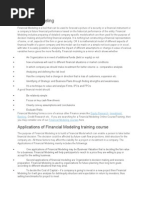 Financial Modeling 