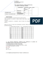 1° Prueba Vanguardias