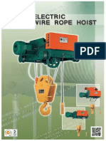 Electric Wire Rope Hoist 950168DC BB Eng