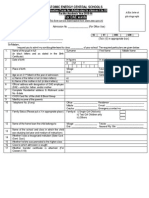 Application Forms for I to XII of DAE Wards in AEES for 2015-16