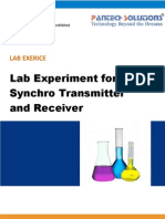 Lab Experiment For Synchro Transmitter and Receiver PDF