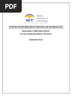Database Design Concepts Introduction Notes