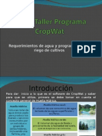 Curso-Taller Programa CropWat