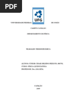 UNIVERSIDADE De Goias trabalho termodinamica fisica 2 Jrcesar Fis.docx