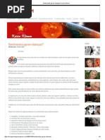 Sentimentos Geram Doenças