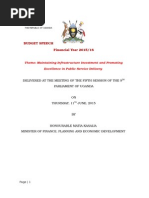 Download Budget Speech for the financial year 20152016 by Okore Maurice SN268370038 doc pdf