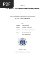 Download LAPORAN KIS_Prokontra Pernikahan Dini Di Kalangan Masyarakat by kisahprabawati SN268371358 doc pdf