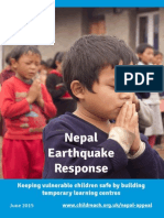 Temporary Learning Centres in Nepal - Earthquake Response 