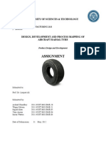Airplane tyre Design & development