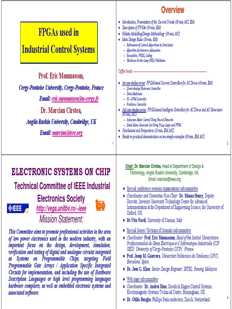Fpga Tutorial Iecon06 Em Mc 1 Pdf Integrated Circuit Vhdl