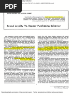Download Brand Loyalty vs Repeat Purchasing Behavior by joannakam SN268375890 doc pdf