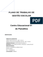 Plano de Trabalho de Gestao Escolar