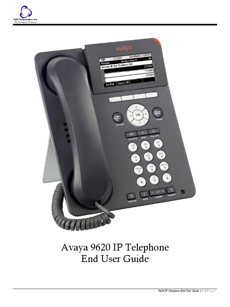 Avaya 9620 User Guide | Telephone | Conference Call