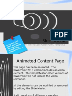 Blue Streak: An Animated Powerpoint Template