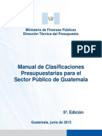 Manual de Clasificaciones Presup Sector Publico