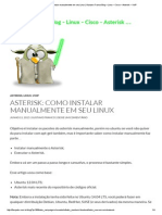 Asterisk - Como Instalar Manualmente em Seu Linux - Gustavo Franco Blog - Linux - Cisco - Asterisk - VoIP