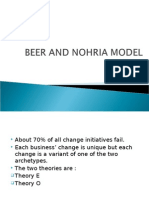 Beer and Nohria Model of Organizational Change