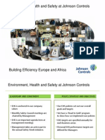 Environment, Health and Safety at Johnson Controls: Aldershot, UK 7 October 2010