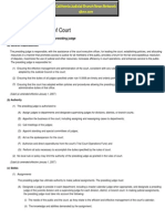 CRC Rule 10.603 Authority and Duties of Presiding Judge - Judicial Council of California - California Rules of Court Rule 10.603 Authority and Duties of Presiding Judge 