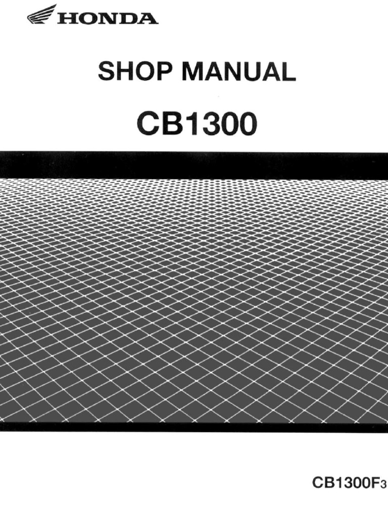 HONDA　CB1300 サービスマニュアル Shop Manual CB1300 | PDF
